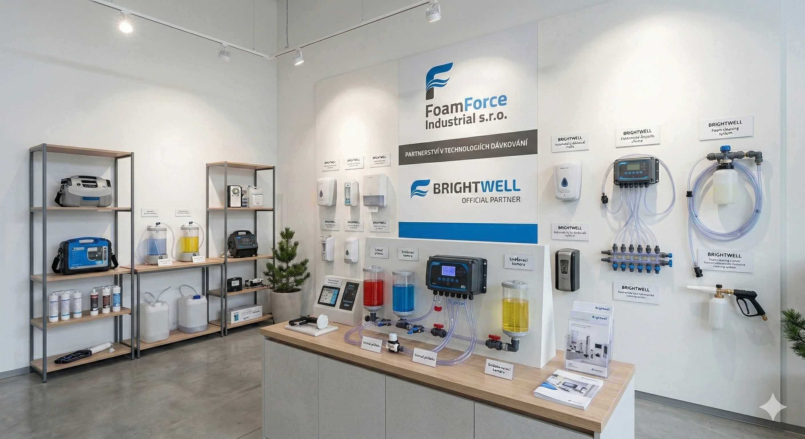 Showroom dávkovací techniky